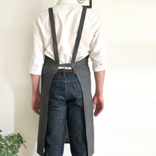 Load image into Gallery viewer, Personalised Logo Embroidered 100% Linen Pinafore Apron