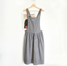 Load image into Gallery viewer, Personalised 100% Cotton Gingham Pinafore Apron