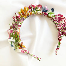 Load image into Gallery viewer, Floral Print Rouched headband