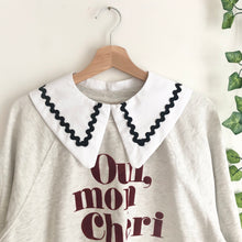 Load image into Gallery viewer, White Cotton Pointy Collar