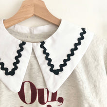 Load image into Gallery viewer, White Cotton Pointy Collar