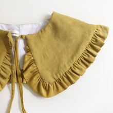 Load image into Gallery viewer, Mustard Corduroy Cotton Detachable Collar