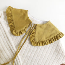 Load image into Gallery viewer, Mustard Corduroy Cotton Detachable Collar