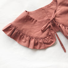 Load image into Gallery viewer, Dried Rose Cotton Removable Frill collar - Dried Rose