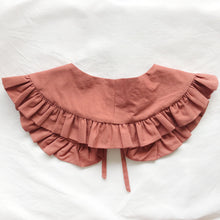 Load image into Gallery viewer, Dried Rose Cotton Removable Frill collar - Dried Rose