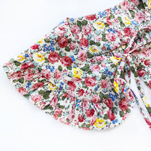 Load image into Gallery viewer, Pink Ditsy Floral Print Cotton Removable Frill collar