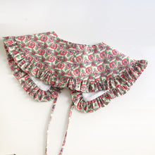 Load image into Gallery viewer, Spring Floral Print Frill Cotton Detachable Collar