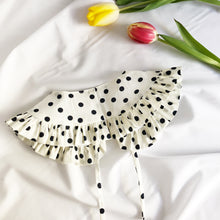 Load image into Gallery viewer, Kids Polkadot Cotton Detachable Collar