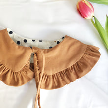 Load image into Gallery viewer, Kids Tan Cotton Detachable Collar