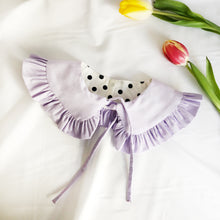 Load image into Gallery viewer, Kids Pastel Purple Cotton Detachable Collar