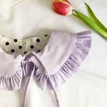 Load image into Gallery viewer, Kids Pastel Purple Cotton Detachable Collar