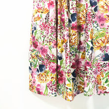 Load image into Gallery viewer, Field of Flower Print Viscose Midi Skirt