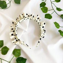 Load image into Gallery viewer, Polkadot Print Rouched headband