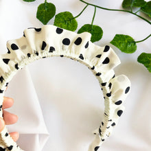 Load image into Gallery viewer, Polkadot Print Rouched headband