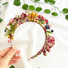 Load image into Gallery viewer, Floral Print Rouched headband
