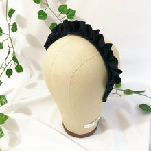 Load image into Gallery viewer, Black Rouched headband