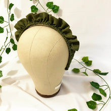 Load image into Gallery viewer, Khaki Rouched headband