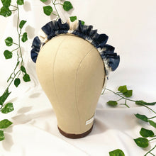Load image into Gallery viewer, Navy Print Rouched headband