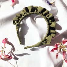 Load image into Gallery viewer, Khaki Rouched headband