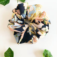 Load image into Gallery viewer, Silk Chiffon Summer Floral Scrunchie
