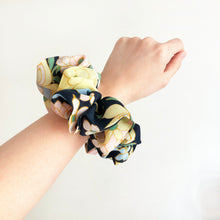 Load image into Gallery viewer, Silk Chiffon Summer Floral Scrunchie