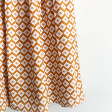 Load image into Gallery viewer, Mustard Print Cotton Midi Skirt
