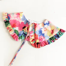 Load image into Gallery viewer, Water Colour Floral Print Cotton Detachable Collar