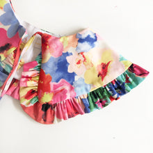 Load image into Gallery viewer, Water Colour Floral Print Cotton Detachable Collar