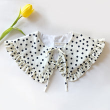 Load image into Gallery viewer, Polkadot Cotton Detachable Collar