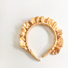 Load image into Gallery viewer, Yellow Floral Print Rouched headband