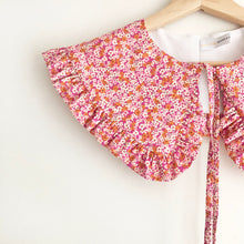 Load image into Gallery viewer, Pink Floral Print Detachable Collar