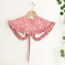 Load image into Gallery viewer, Pink Floral Print Detachable Collar