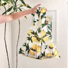 Load image into Gallery viewer, Lemon Print Reusable Shopping Bag