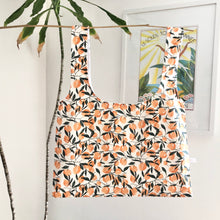 Load image into Gallery viewer, Peach Print 100 Reusable Shopping Bag