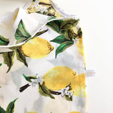 Load image into Gallery viewer, Lemon Print Reusable Shopping Bag