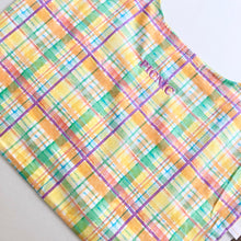 Load image into Gallery viewer, Pastel Check Reusable Shopping Bag