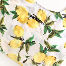 Load image into Gallery viewer, Lemon Print Reusable Shopping Bag