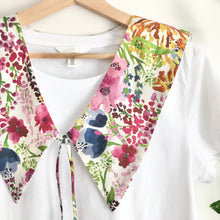 Load image into Gallery viewer, Floral Cotton Removable Collar, Sailor Collar