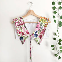 Load image into Gallery viewer, Floral Cotton Removable Collar, Sailor Collar
