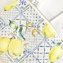 Load image into Gallery viewer, Personalised Lemon Print Pouch Bag