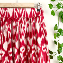 Load image into Gallery viewer, Ikat Print Cotton Midi Skirt