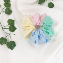 Load image into Gallery viewer, Pastel Colour Block Cotton Printed Scrunchie

