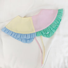 Load image into Gallery viewer, Pastel Colour Block Cotton Detachable Collar