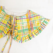 Load image into Gallery viewer, Summer Check Print Cotton Detachable Collar