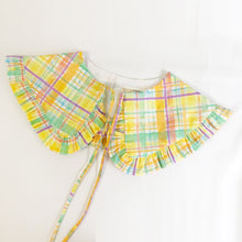 Load image into Gallery viewer, Summer Check Print Cotton Detachable Collar