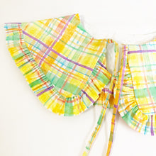 Load image into Gallery viewer, Summer Check Print Cotton Detachable Collar