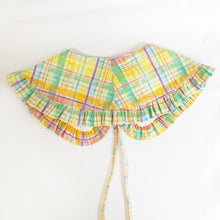 Load image into Gallery viewer, Summer Check Print Cotton Detachable Collar