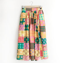 Load image into Gallery viewer, Bohemian Patchwork Print Midi Skirt