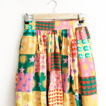 Load image into Gallery viewer, Bohemian Patchwork Print Midi Skirt