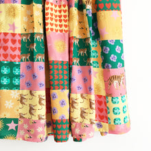 Load image into Gallery viewer, Bohemian Patchwork Print Midi Skirt